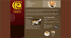 Desktop Screenshot of crowncoffee.ca